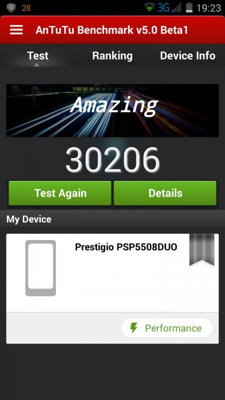 Prestigio MultiPhone 5508 DUO