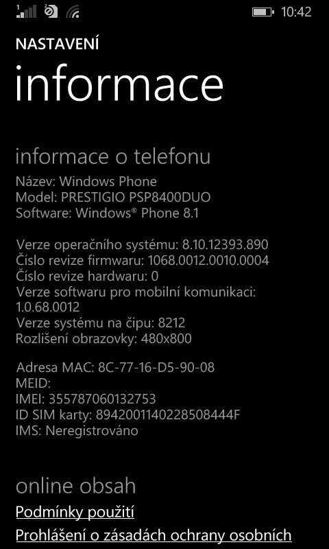 Prestigio MultiPhone 8400 DUO