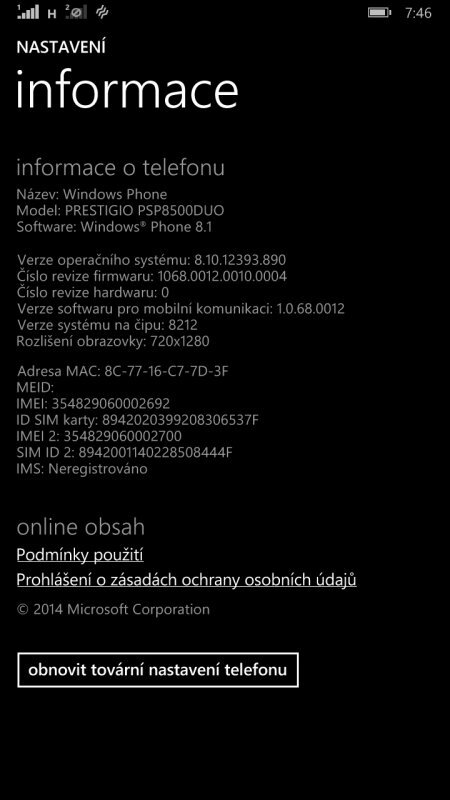 Prestigio MultiPhone 8500 DUO