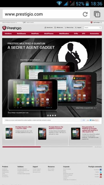 Prestigio MultiPhone PAP5044DUO