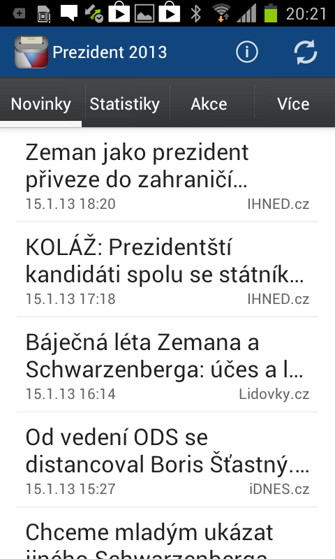 Prezident 2013 (Android)