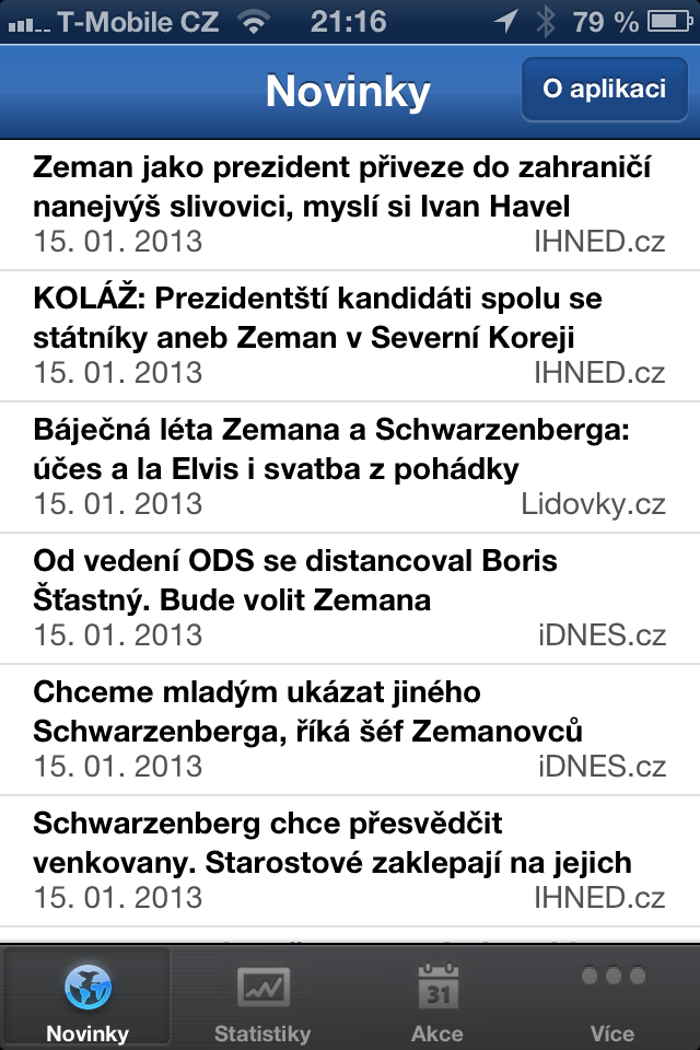 Prezident 2013 (iOS)