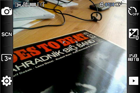 Prostředí fotoaparátu