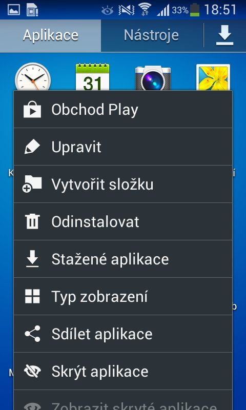 Prostředí TouchWiz