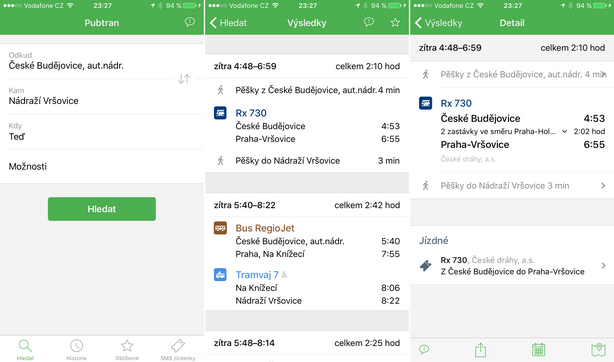 Pubtran – screenshot 1