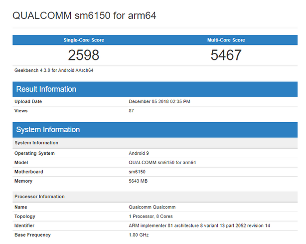 Qualcomm Snapdragon 6150
