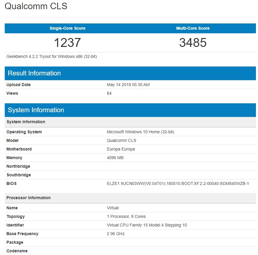Qualcomm Snapdragon 850
