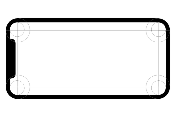Rámeček každého měřeného telefonu jsme překreslili
