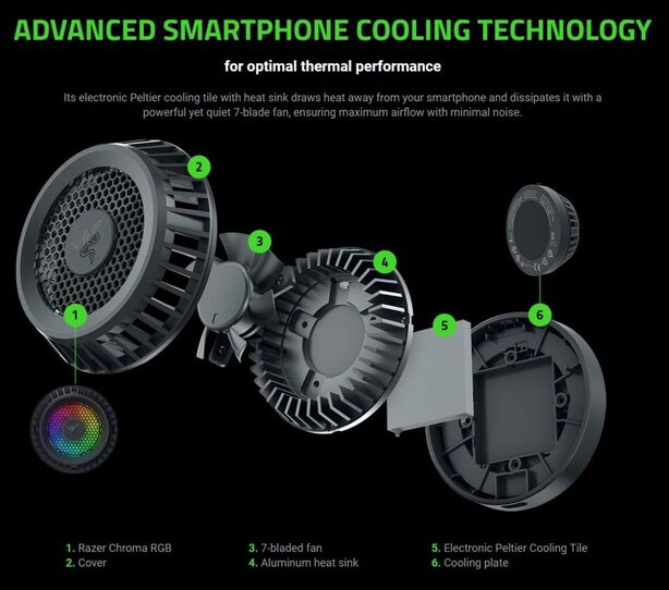 Razer Phone Cooler Chroma