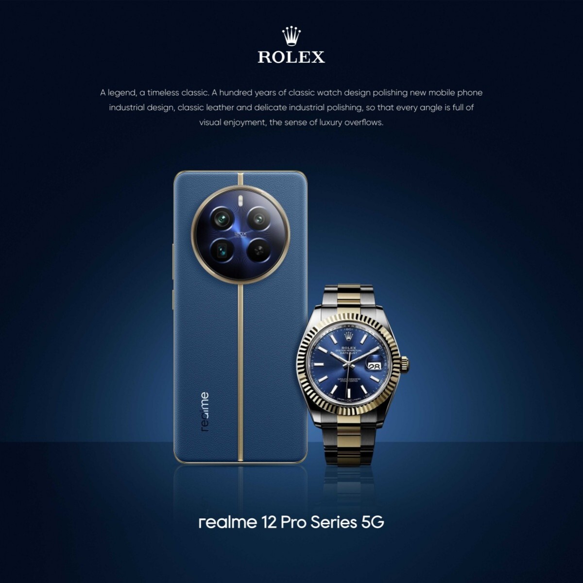 Realme 12 Pro spolupráce s Rolex