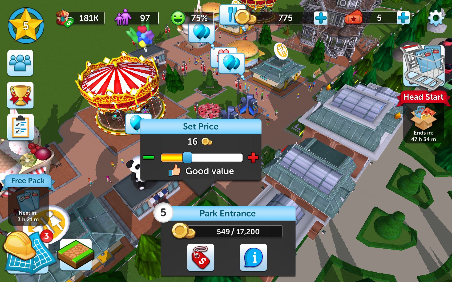 RollerCoaster Tycoon Touch