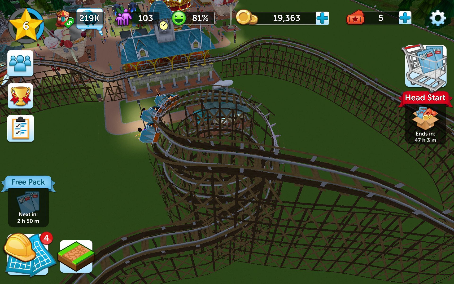 RollerCoaster Tycoon Touch