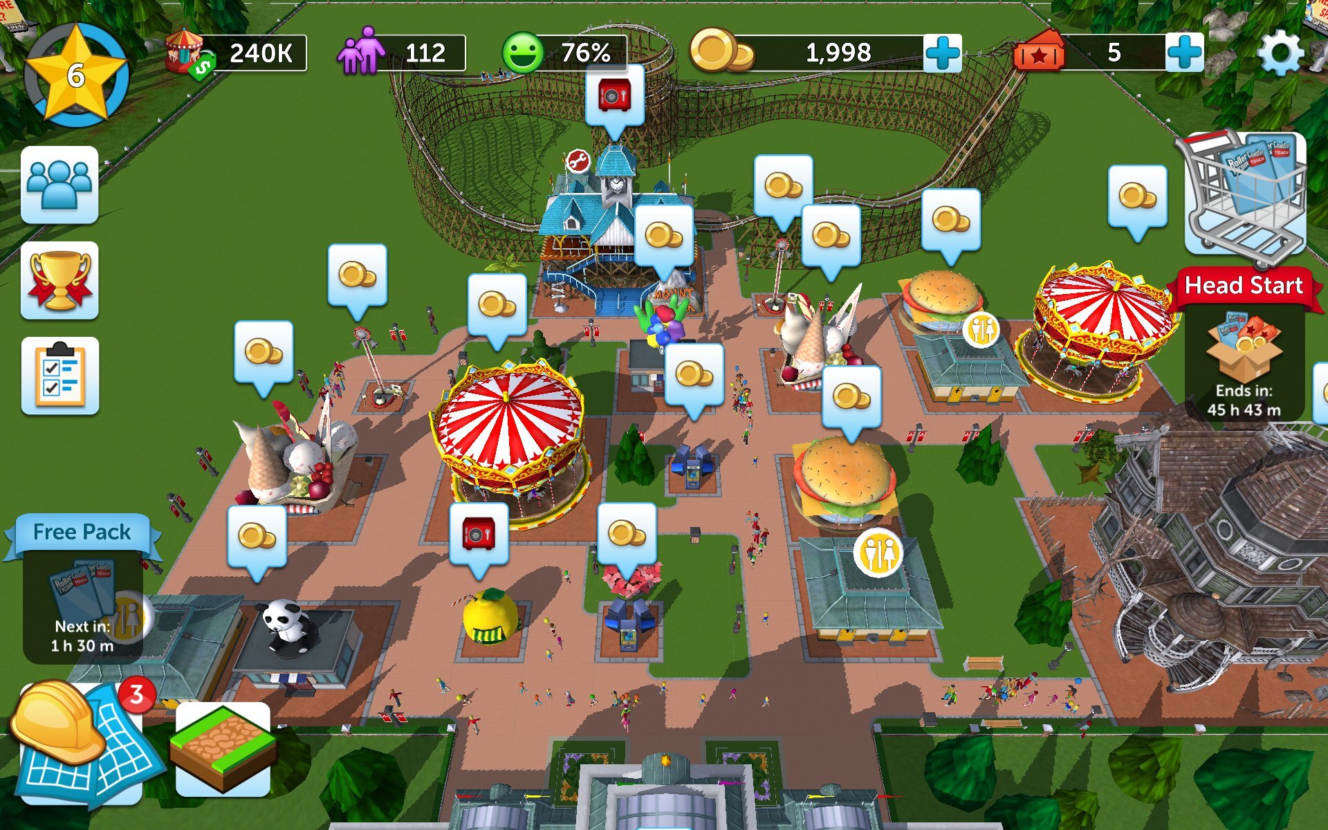RollerCoaster Tycoon Touch