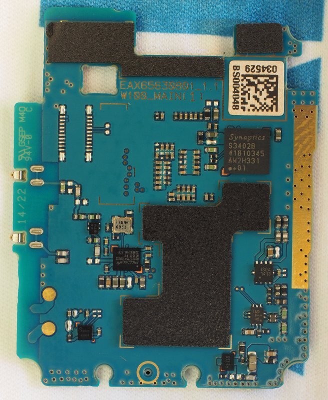 Rozebrané LG G Watch