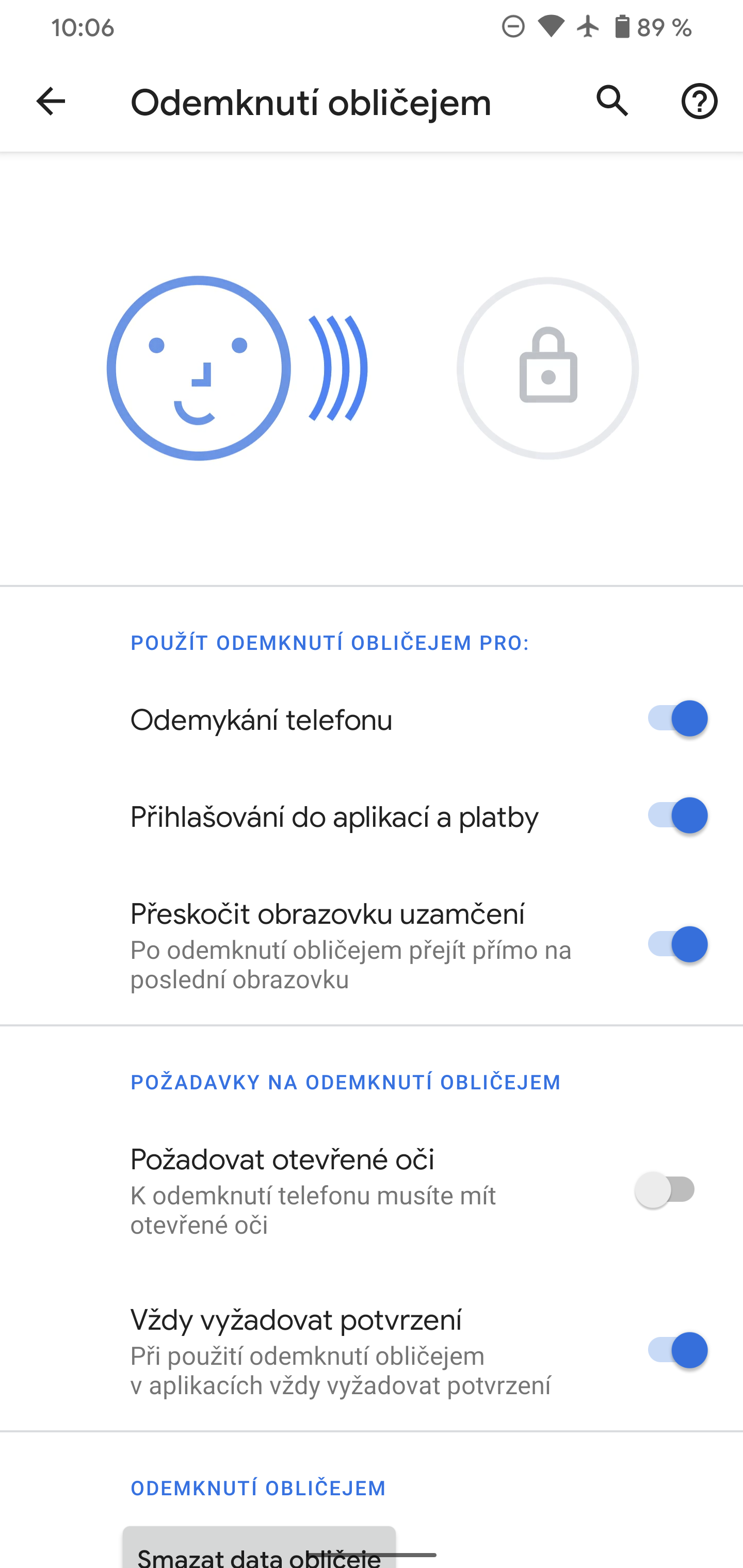 Rozpoznání obličeje