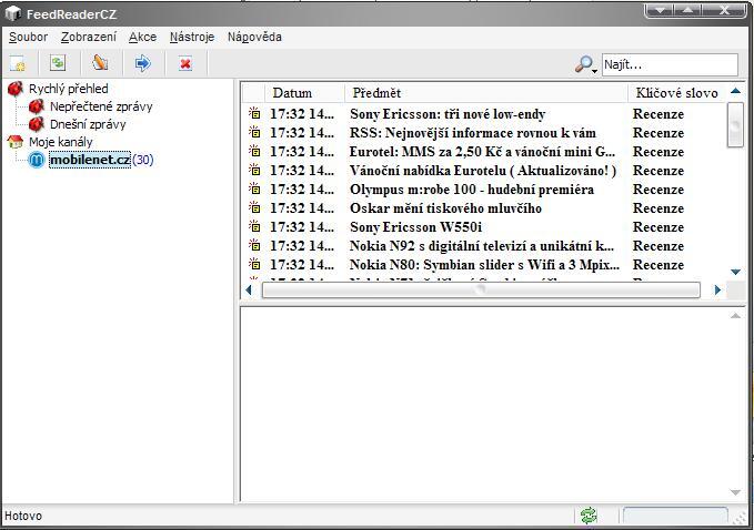 RSS: Nejnovější informace rovnou k vám