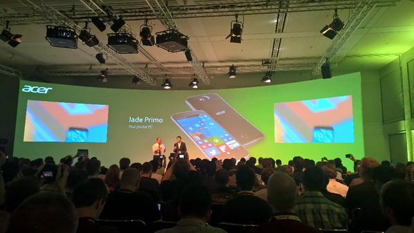 RT @mobilenetcz: Acer představuje špičkový telefon Jade Primo s Windows 10. Má Snapdragon 