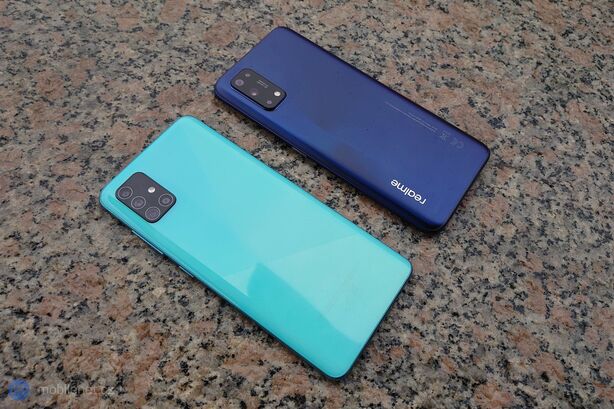 Samsung Galaxy A51 a Realme 7 Pro