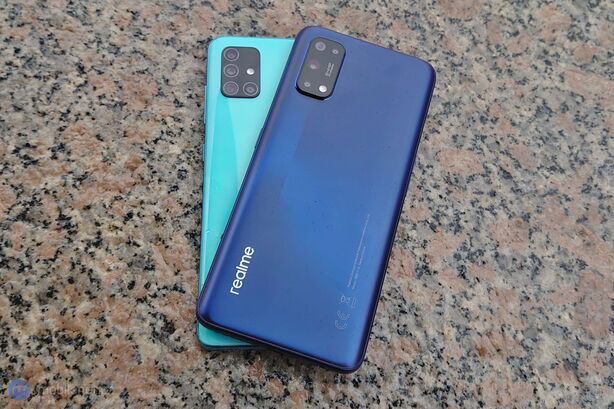 Samsung Galaxy A51 a Realme 7 Pro