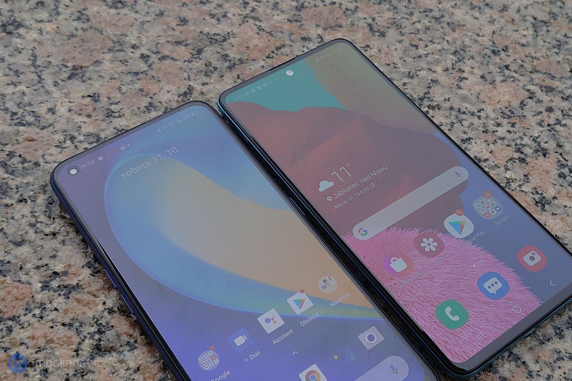 Samsung Galaxy A51 a Realme 7 Pro