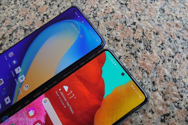 Samsung Galaxy A51 a Realme 7 Pro