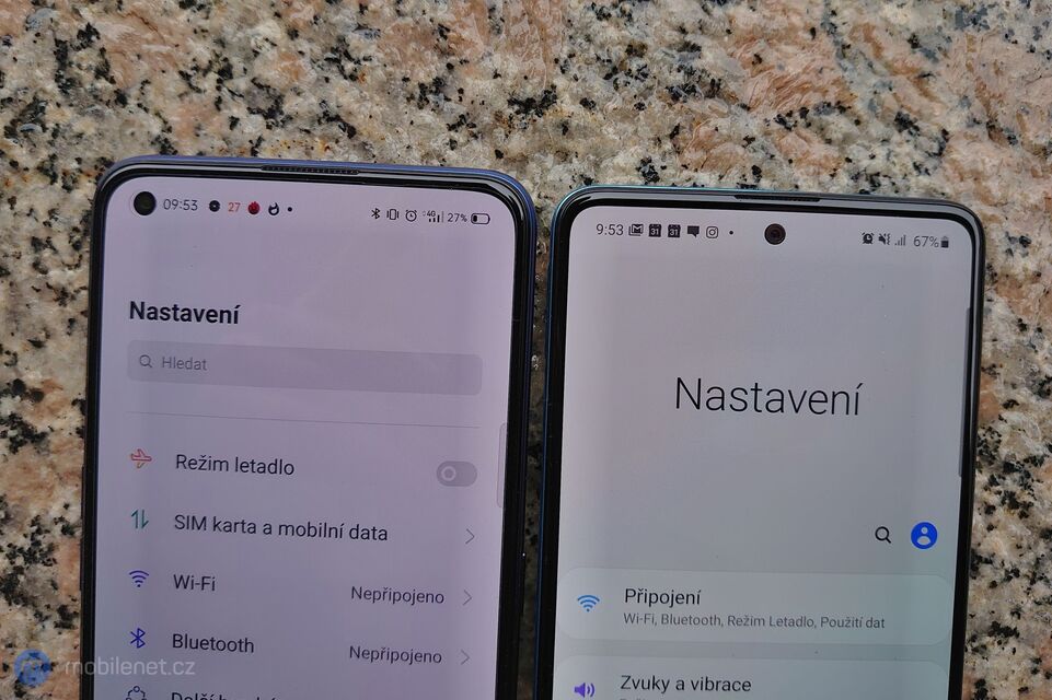 Samsung Galaxy A51 a Realme 7 Pro