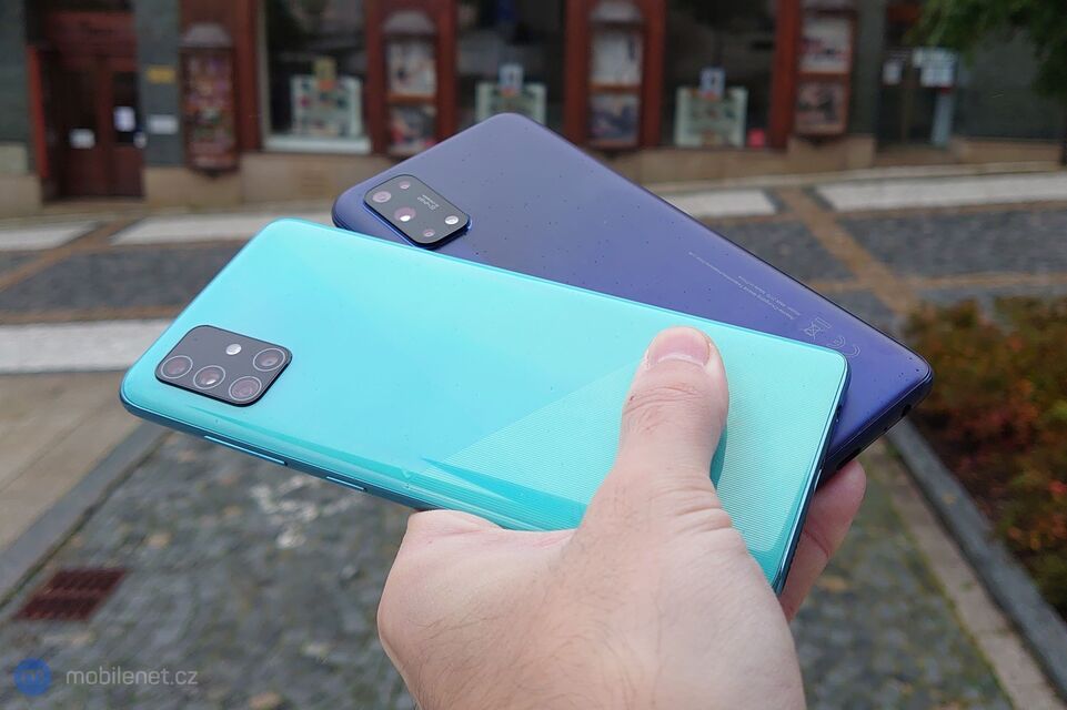 Samsung Galaxy A51 a Realme 7 Pro