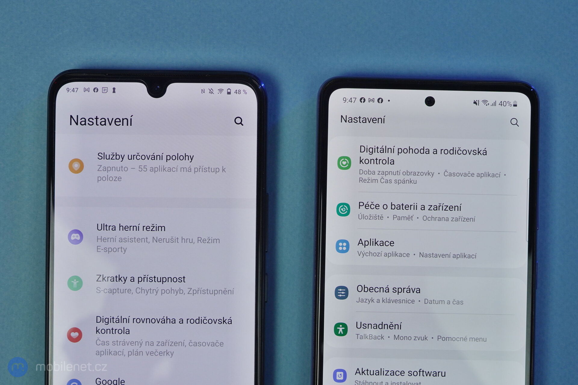 Samsung Galaxy A52 5G a Vivo V21 5G