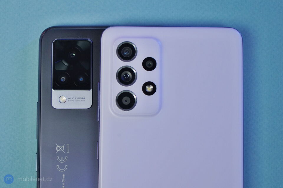 Samsung Galaxy A52 5G a Vivo V21 5G