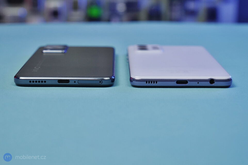 Samsung Galaxy A52 5G a Vivo V21 5G