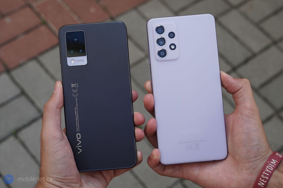 Samsung Galaxy A52 5G a Vivo V21 5G