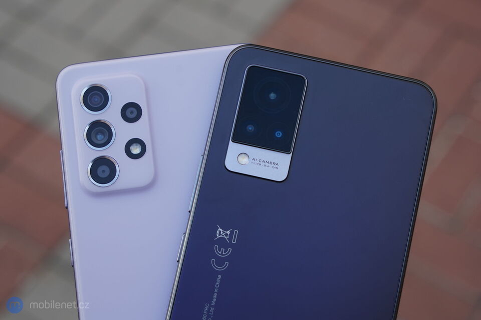 Samsung Galaxy A52 5G a Vivo V21 5G