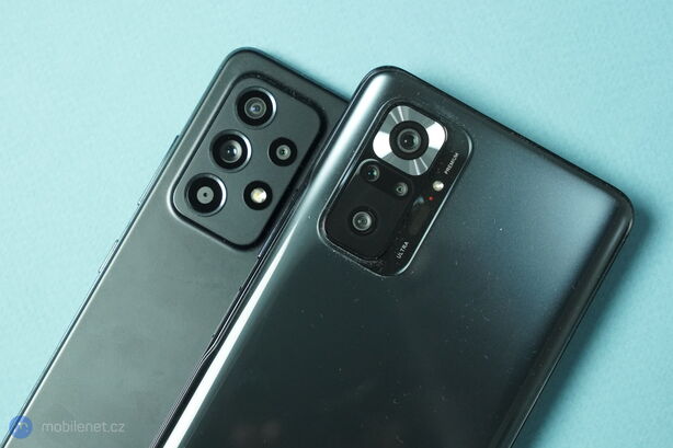 Samsung Galaxy A52 a Redmi Note 10 Pro