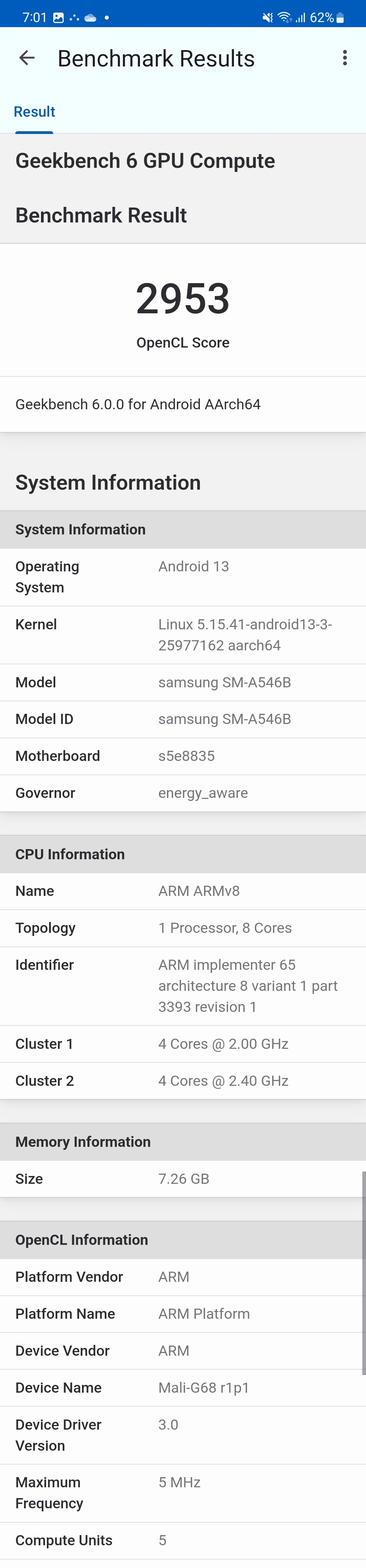 Samsung Galaxy A54