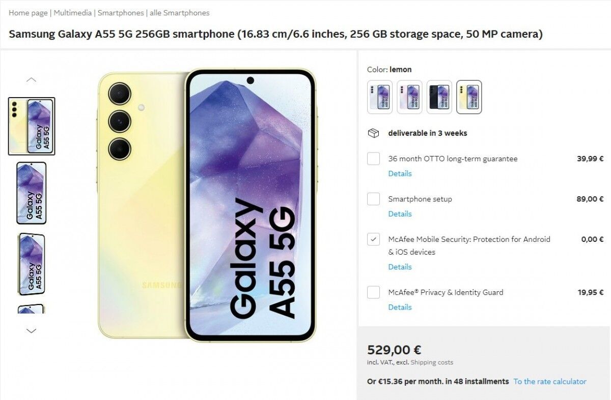 Samsung Galaxy A55