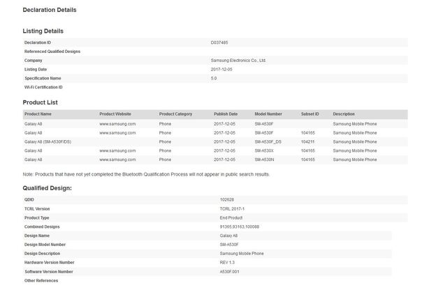 Samsung Galaxy A8 - Bluetooth