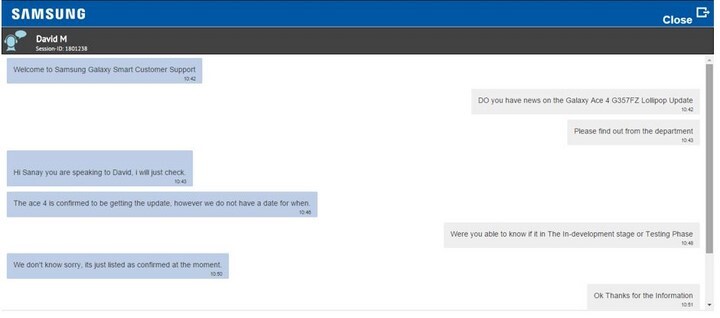 Samsung Galaxy Ace 4
