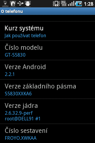 Samsung Galaxy Ace S5830