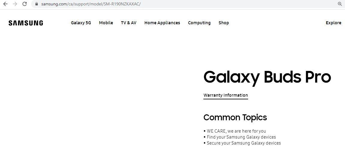 Samsung Galaxy Buds Pro