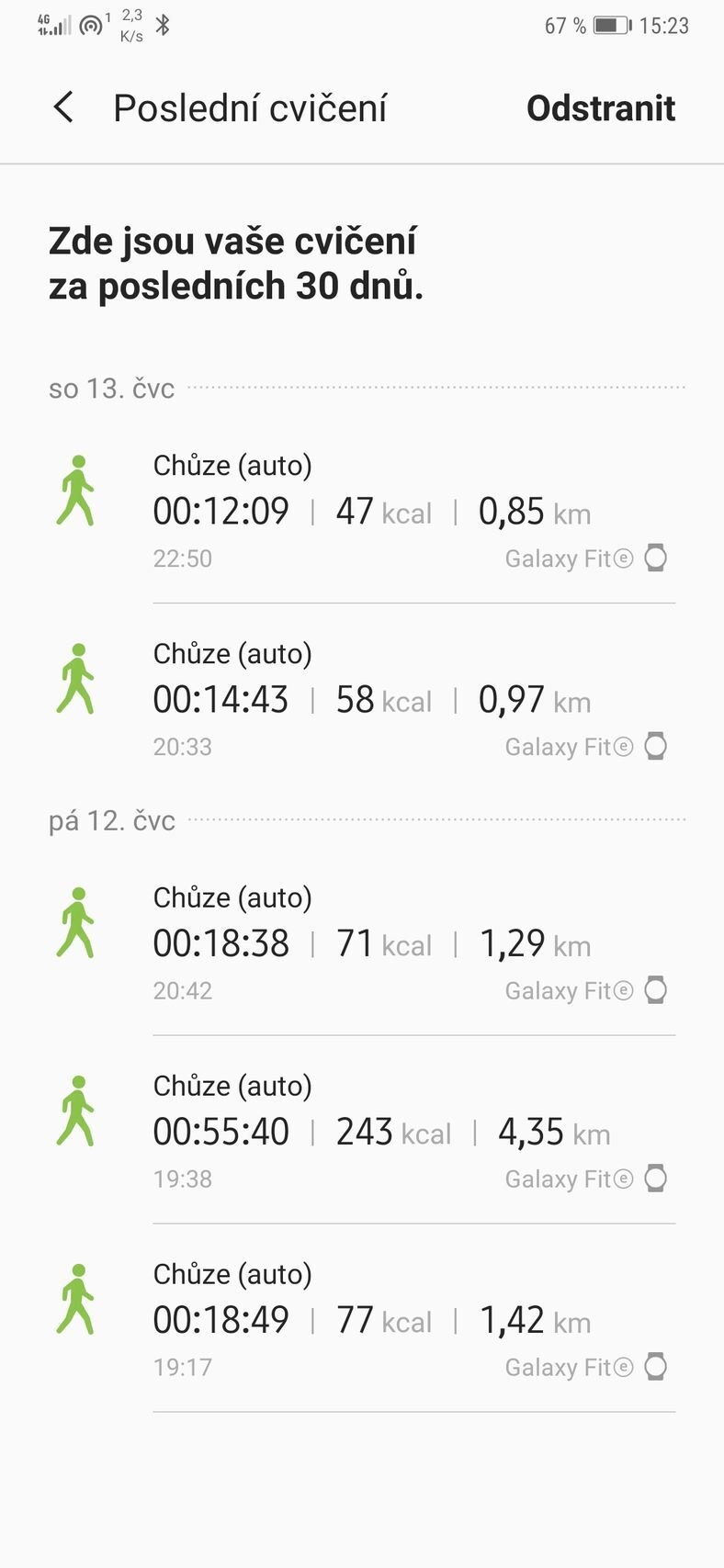 Samsung Galaxy Fit-e