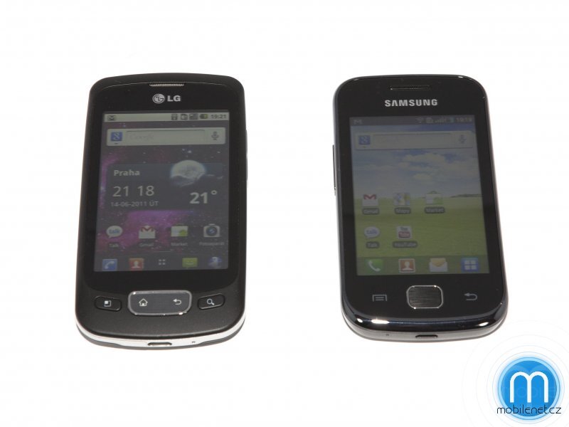 Samsung Galaxy Gio vs. LG Optimus One