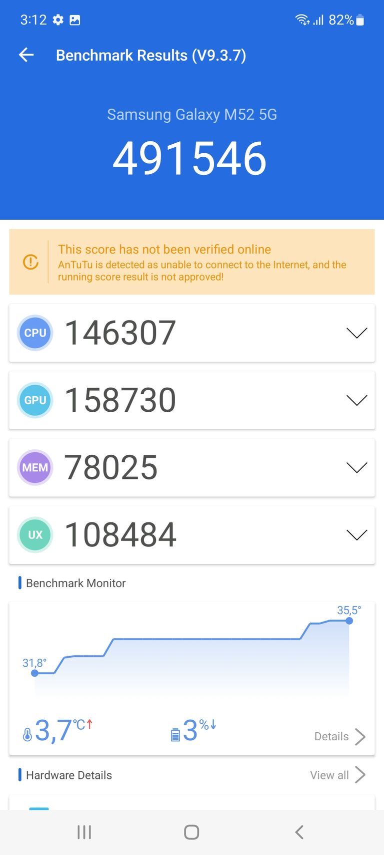 Samsung Galaxy M52 5G