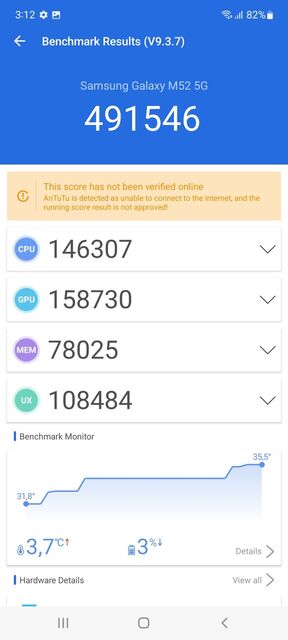 Samsung Galaxy M52 5G