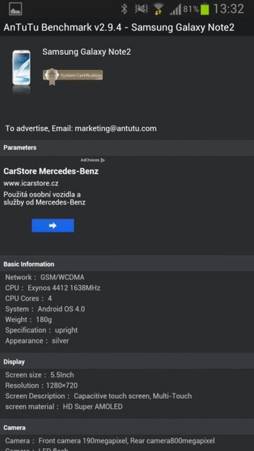 Samsung Galaxy Note II