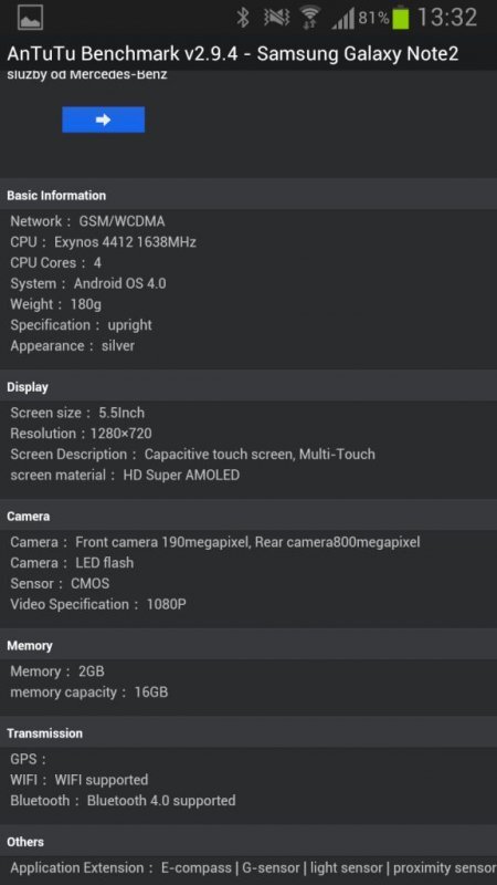 Samsung Galaxy Note II
