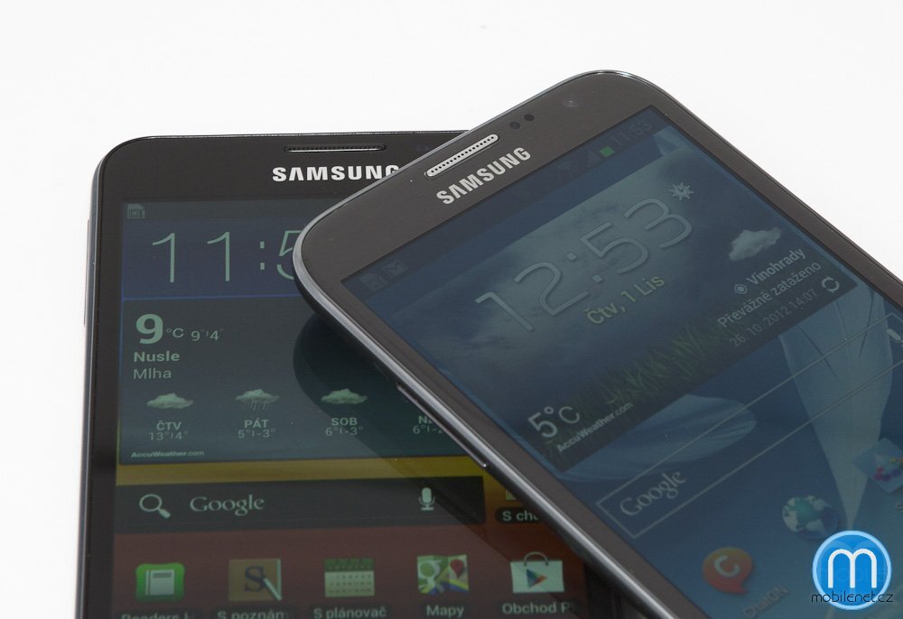 Samsung Galaxy Note II vs. Galaxy Note