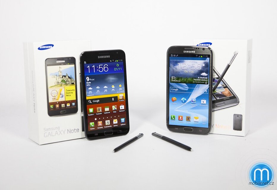 Samsung Galaxy Note II vs. Galaxy Note