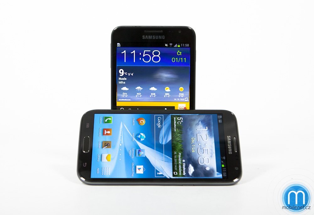 Samsung Galaxy Note II vs. Galaxy Note