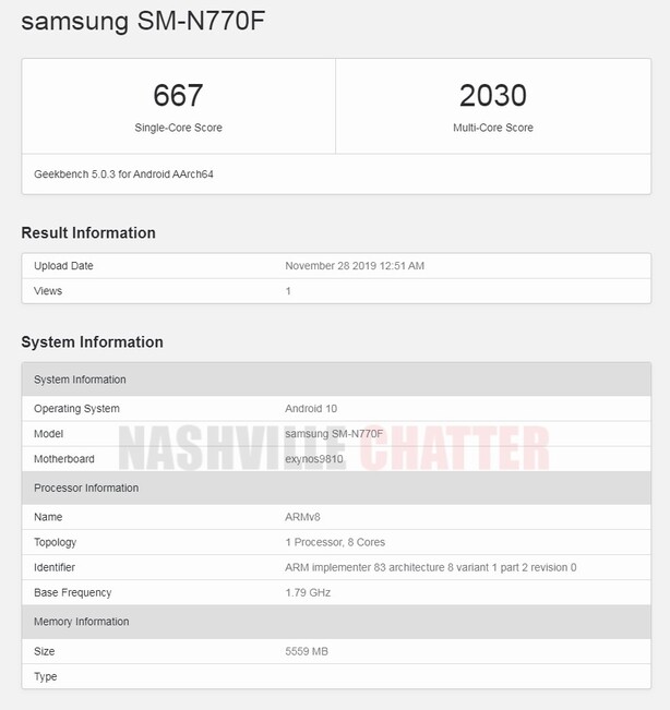 Samsung Galaxy Note10 Lite