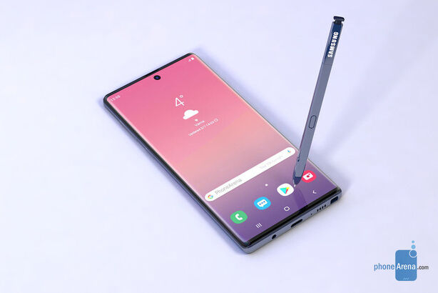 Samsung Galaxy Note10 podle phonearena.com